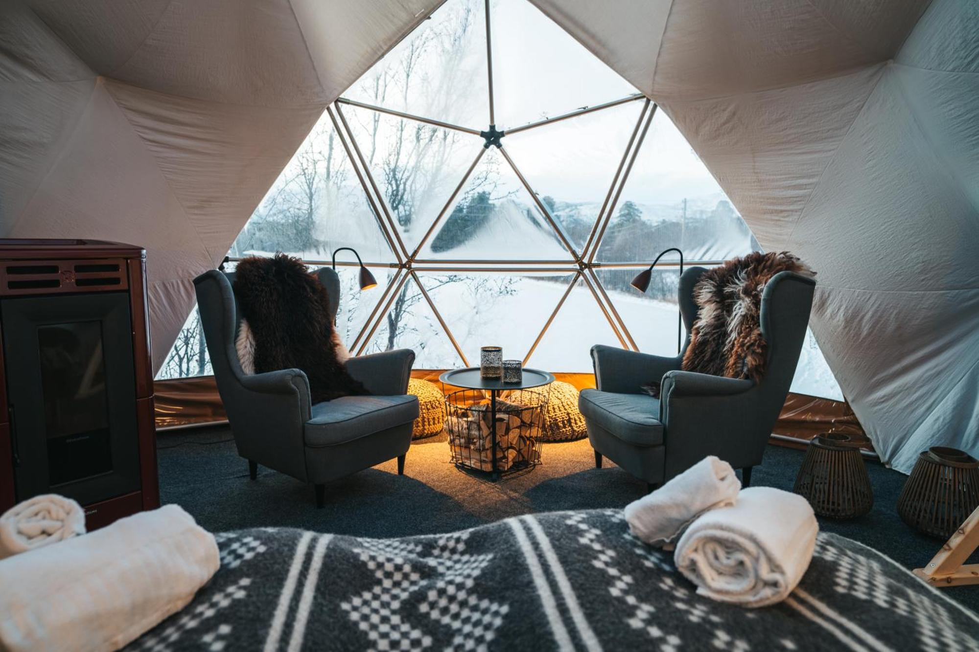 Aera - Glass Cabins Tromsø Eksteriør bilde