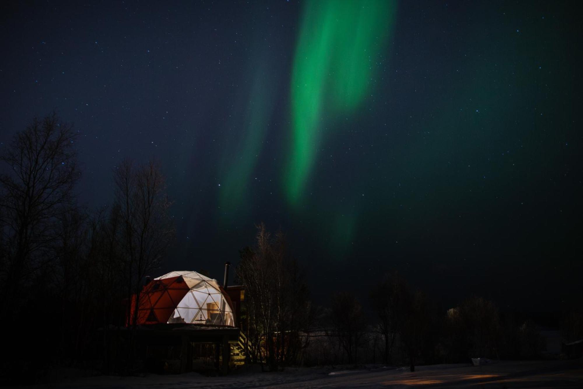 Aera - Glass Cabins Tromsø Eksteriør bilde